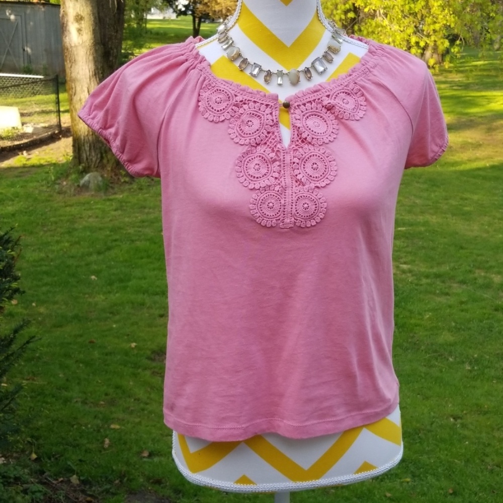 BUNDLE & SAVE! Chaps pink top petite small